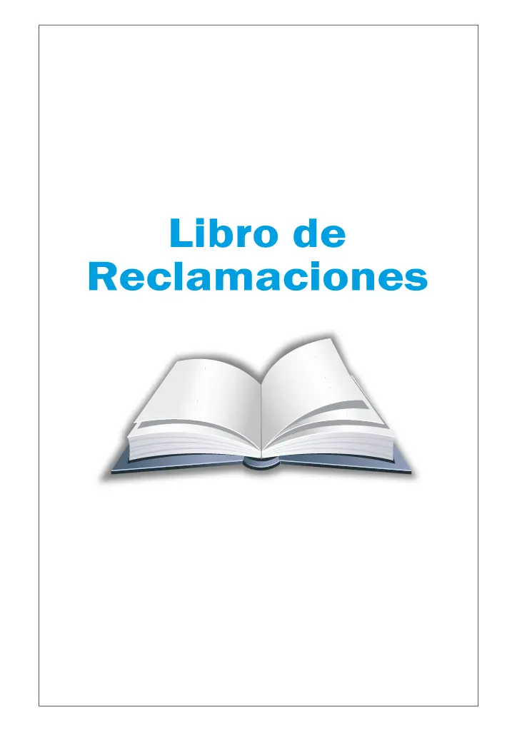 Libro de Reclamaciones